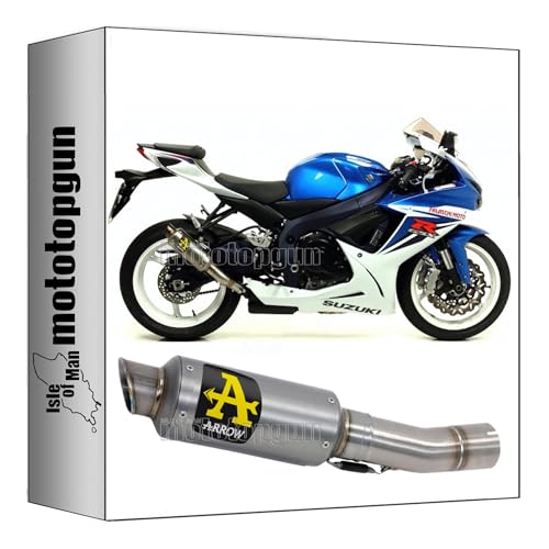 Pot echappement Race GP2 Arrow en titane pour Suzuki GSX-R 750