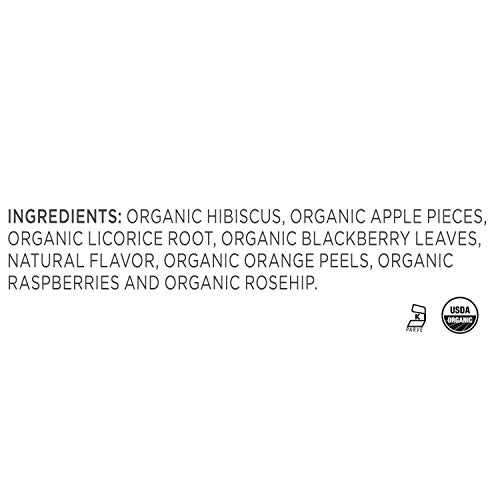 Tea Forte Loose Leaf Herbal Tea (Wildberry Hibiscus, Loose Tea Canister)