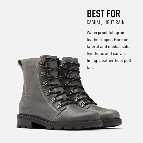 Sorel Women's Lennox Lace Boot - Rain - Waterproof - Quarry - Size 6 #TOP30