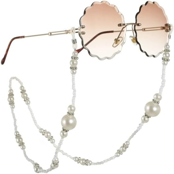 Eyeglasses Jewelry Pendant Imitation Pearl Eyeglass Chain Hanging Neck Rope Accessories