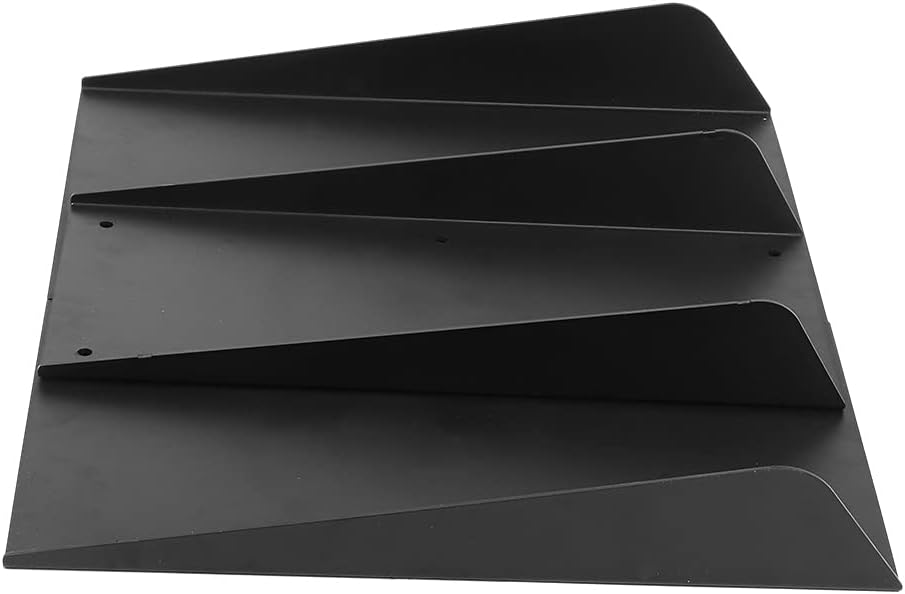 ABS Black Rear Chassis Wing Spoiler Lip Diffuser, Universal Rear Spoiler for Car Styling, Aerodynamic Body Kit with Mounting Hardware for Sedan SUV Hatchback