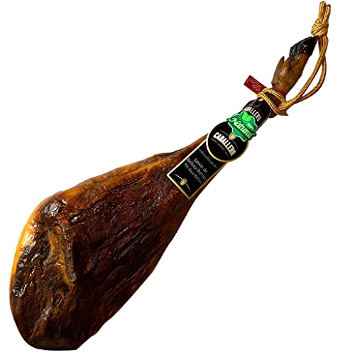 8-9 Kg Jambon Iberique PATA NEGRA Bellota - De porcs ibériques nourris avec des glands et 100% naturel - Jamon Iberico de Bellota Pata Negra