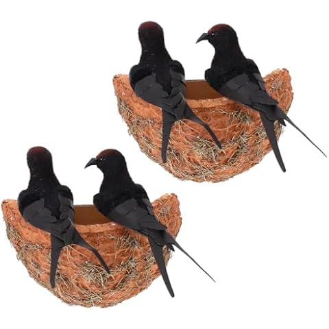 BESPORTBLE Artificial Bird Nest Decor Cover