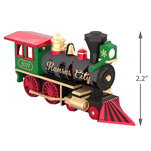 Hallmark Keepsake Christmas Year Dated Next Stop, Kansas City! Holiday Train 2019 Ornament, - Thumbnail 3