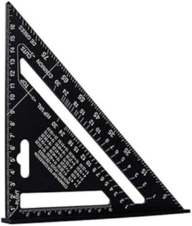 7 Inch Aluminum Alloy Triangle Ruler Square Protractor High Precision Measuring Tool for Engineer Carpenter