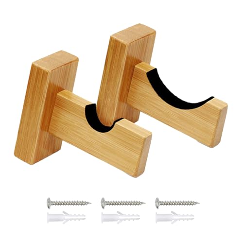 2 Pack Horizontal Bat Display Wall Rack Hangers for Wall Holder Baseball Bat Wall Mount Softball Baseball Bat Holder