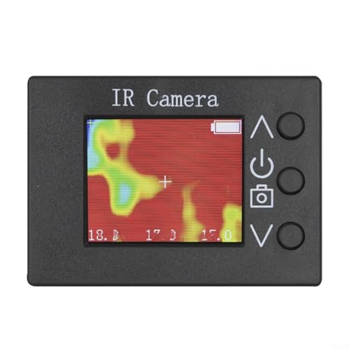 Risveglio MLX90640 Cámara termográfica digital infrarroja, LCD de 1.8 pulgadas, -40 a 300, actualización de 8 Hz, tipo recargable, detector de temperatura sin contacto y uso doméstico