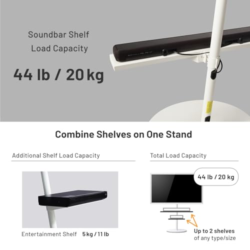 Soporte móvil para TV WALL Seven Stand A2 Large miniatura 6