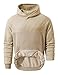 JMIERR Mens Cotton Fashion Hoodies & Sweatshirts Long Sleeve Hooded Solid Pullovers with Pockets 2025 Winter Sweatshirts for Men Loose Fit Fall Shirt Tops Sweater, L, Apricot