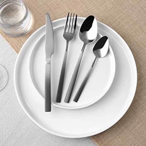 Salter-BW10075TK-16-Piece-Cutlery-Set-Ombre-Collection-180-Stainless-Steel-Flatware-Service-For-4-People-Mirror-Finish-Modern-Design-With-Knife-Fork-Spoon-Teaspoon-New-Home-Gift