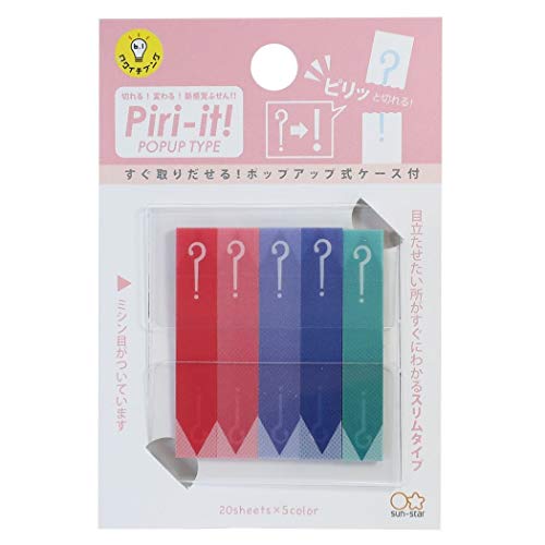 Notes autocollantes SUN-STAR Piri-it pour retrouver vos pages sans ratures
