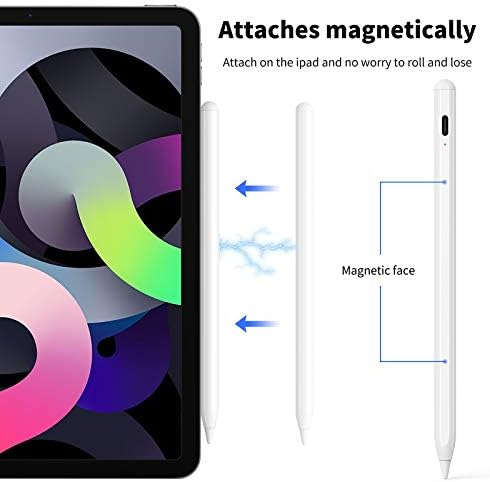 Stylus Pens Tablet MagneticCompatible with Apple Pencil iPad/iPhones/Huawei/Touch Screen Tablets Phones and Other Devices ,with 2 Replacement Tips and Cap