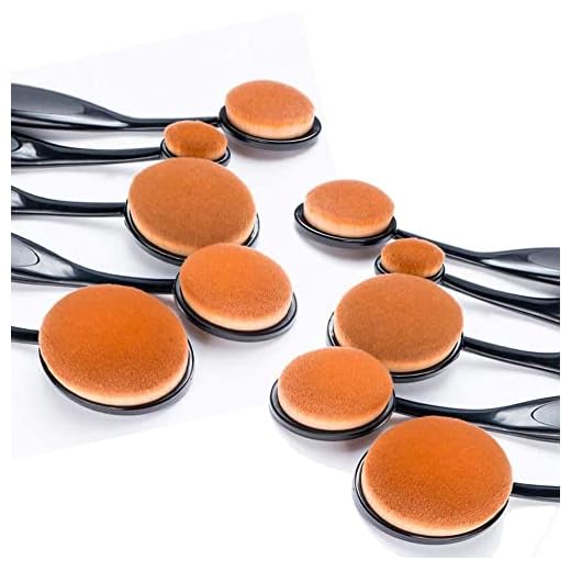 UNIMEIX 10 Pack Blending Brush for Card Making Crafting Ink Blender Brushes Set Tool Crafter Paper Background Brush for Makeup or Drawing (Brown)