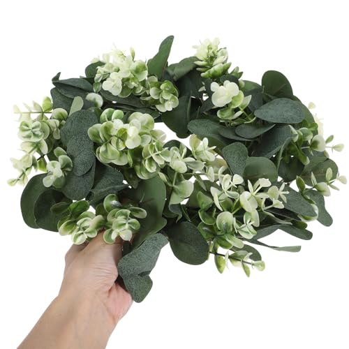 Mini couronnes décoratives d'eucalyptus pour habiller vos bougies - 5