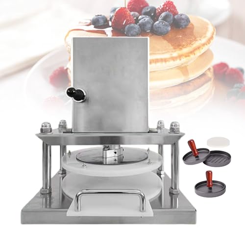 Electric Pizza Base Dampers | Stainless Steel Pizza Forming Machine with 2 Civic Presses | Tools for Making Pizza Paste for Commercial and Home Use | 8.6 Inch/9.8 Inch,25cm,25cm