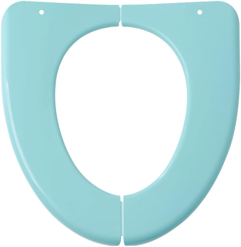 HEALLILY Portable Folding Toilet Cushion - Travel Friendly Toilet Seat Cover for Potty Training and Home Use Fits Most Standard Toilets Lightweight and Foldable Design