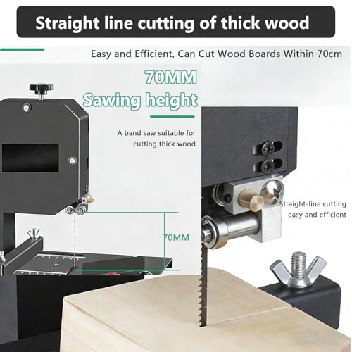 CLEASEBILY 70mm Resaw Depth Band Saw