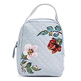Vera Bradley Women's Denim Lunch Bunch Lunch Bag, Sea Air Floral, One Size