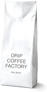ドリップコーヒーファクトリー リッチ ブレンド コーヒー 豆 のまま (500g(500g×1袋), リッチブレンド)
