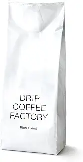ドリップコーヒーファクトリー リッチ ブレンド コーヒー 豆 のまま (500g(500g×1袋), リッチブレンド)