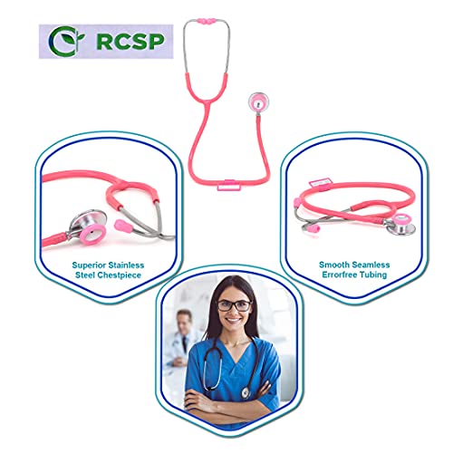 Image of RCSP Stethoscope for Doctors Micro Plus Students Medical Professional Version Pink
