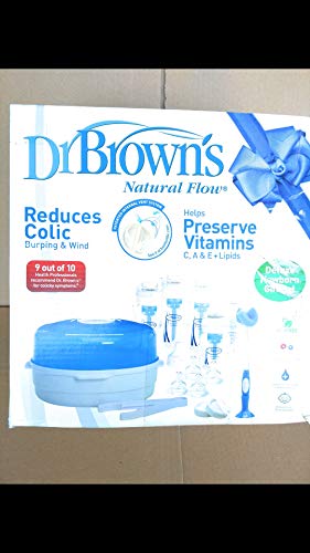 Dr. Brown's - Kit de biberones, color azul (DRB816)