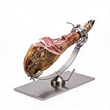 Bricolemar Jamonero Profesional Giratorio 360° Flores Cortés Don Benito – Base Pletina INOX 6 mm, Acero Inoxidable, Fabricado en España, Estable y Preciso