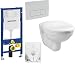 Produktbild GEBERIT Duofix Vorwandelement Basic + Wand Tiefspül WC LIFE + WC-Sitz + Betätigungsplatte DELTA51