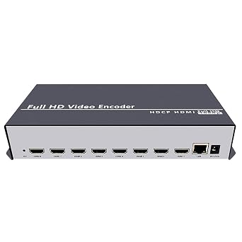 ISEEVY 8ch HDMI 1080P H.265 H.264 Video Encoder Support SRT RTMP RTMPS RTSP UDP HTTP