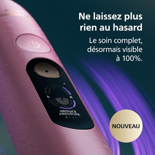 Philips Sonicare DiamondClean 8000 nouvelle génération – brosse à dents électrique avec capteur de pression 15 réglages coloris modèle HX831115 - vue 2