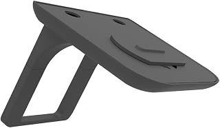 för montering för Echo Show 5, hemtillbehör för vinkeljustering, robust ABS-plastfäste för videosamtal, platsbesparande design, svart finish (svart)