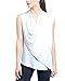 Zobha Women's Nuno Sleeveless Asymetrical Drape Front Flyaway