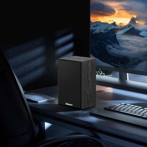 Elimavi 30W*2 Passive Bookshelf Speakers for Record Players and Home Theater Systems, Midrange and High-Frequency Stereo Speakers, Indoor Rear Surround Speakers, Requires a Receiver or Amplifier,Black - Thumbnail 6