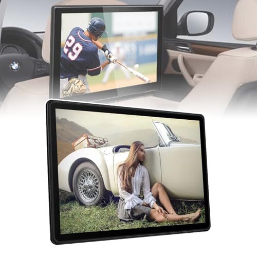 Pantalla táctil curva 2.5D para reposacabezas de coche con altavoces estéreo y reproductor MP3