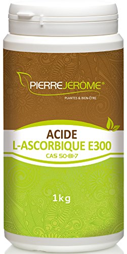 Pierre Jérôme Acide L-Ascorbique E300 pure en Poudre Vitamine C 100% Acide l'Ascorbique 1 kg Cover