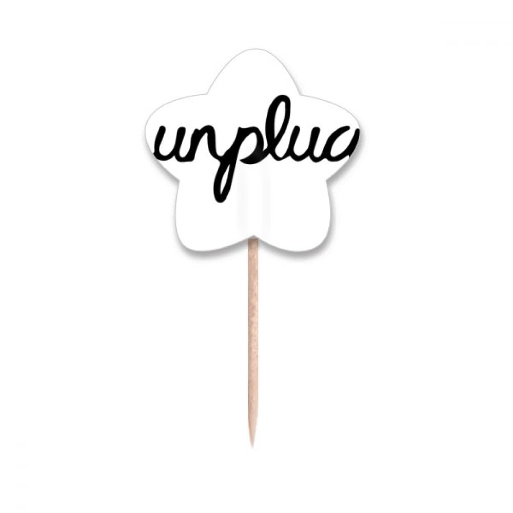 Cure-dents Unplug déco de table originale pour éviter les buffets de fête ternes
