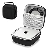 Sounce Carrying Case Compatible with Mac mini M4 EVA Hard Shell Waterproof Travel Storage Bag with Handle for Apple Mac mini M4 Desktop Computer & Accessories (16x16x9.5cm, Black)