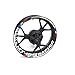 para Y-amaha MT125 MT-125 Moto Pegatina Reflectante Impermeable Calcomanía de Rueda Cinta de Rayas de llanta (Color : 20)