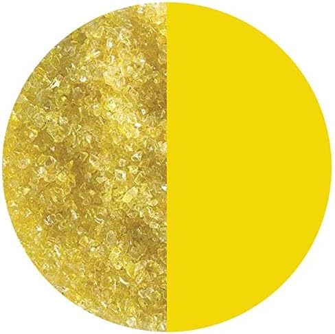 5 Oz Canary Yellow Transparent Medium Frit - 90 Coe