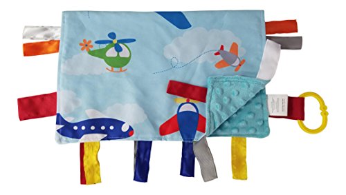 image for The Learning Lovey Baby Sensory, Security & Teething Closed Ribbon Tag