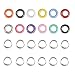 OFNMY 360pcs Kit de 5mm Ojales Metalicos de Metal Artesanía Multicolores para...