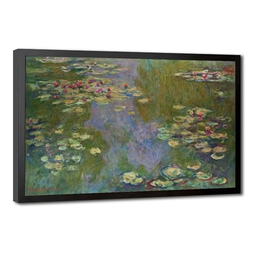 Poster nénuphars Monet fixez facilement votre impression sur toile sans percer vos murs