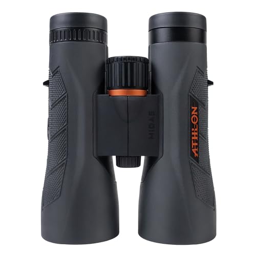 Athlon Optics 10x50 Midas G2 UHD Black Binoculars with Eye Relief for Adults and Kids, High-Powered Binoculars for Hunting, Birdwatching, and More