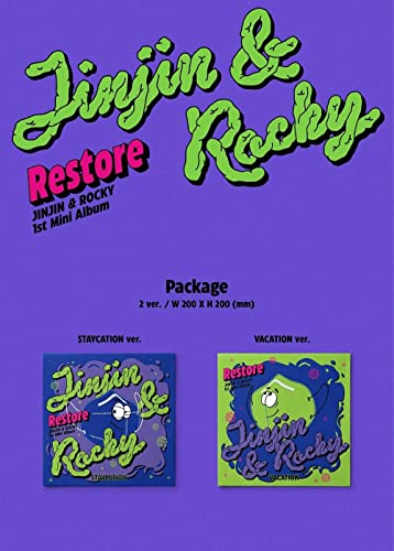 JinJin & Rocky Astro Restore mini album set de 2 avec précommande - 4