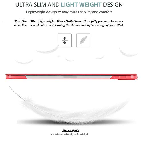 Image of DuraSafe Cases for iPad Pro 12.9 inch 6th 5th 4th Gen Case A2436 MHNF3HN /A MHNG3HN /A MNXR3HN /A MNXT3HN /A A2378 MHNF3HN /A MHNG3HN /A A2229 MY2H2HN /A MY2J2HN /A A2461 MHNH3HN /A MHNJ3HN /A MHNK3HN /A - Red