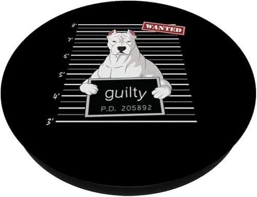 Miniatura 2 de Dogo Argentino taza tiro perro culpable PopSockets Standard PopGrip