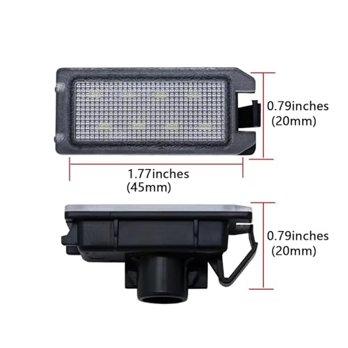 Luces Led Para Matrícula coche Jeep Grand Cherokee 2014-2017 4