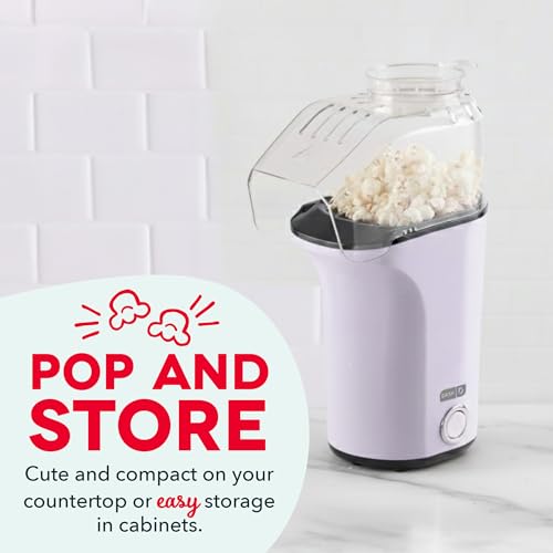 Image of Dash Fresh Pop Popcorn Maker, 16-Cup Hot Air Popper, Lavender