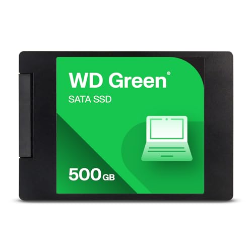 Western Digital WD Green SATA 500GB Up to 545MB/s 2.5 Inch/7 mm 3Y Warranty Internal Solid State Drive (SSD) (WDS500G5G0A-00CPT0)
