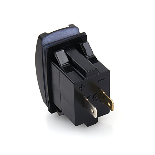 Cargador USB automóvil universal 12V-24V duradero de plástico ABS